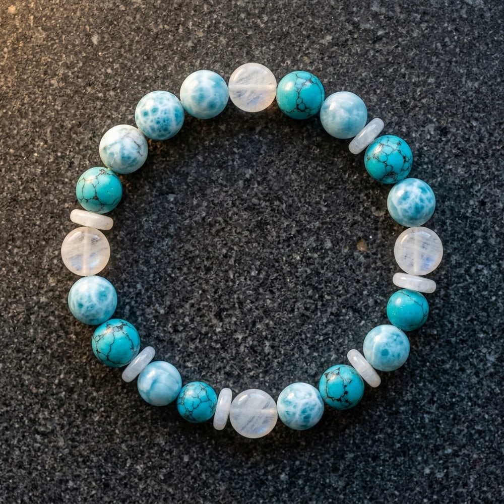 Larimar & Mondsteinscheiben